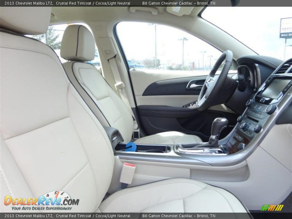 2013 Chevrolet Malibu LTZ Crystal Red Tintcoat / Cocoa/Light Neutral Photo #7