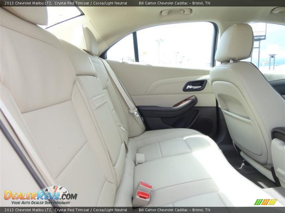 2013 Chevrolet Malibu LTZ Crystal Red Tintcoat / Cocoa/Light Neutral Photo #8