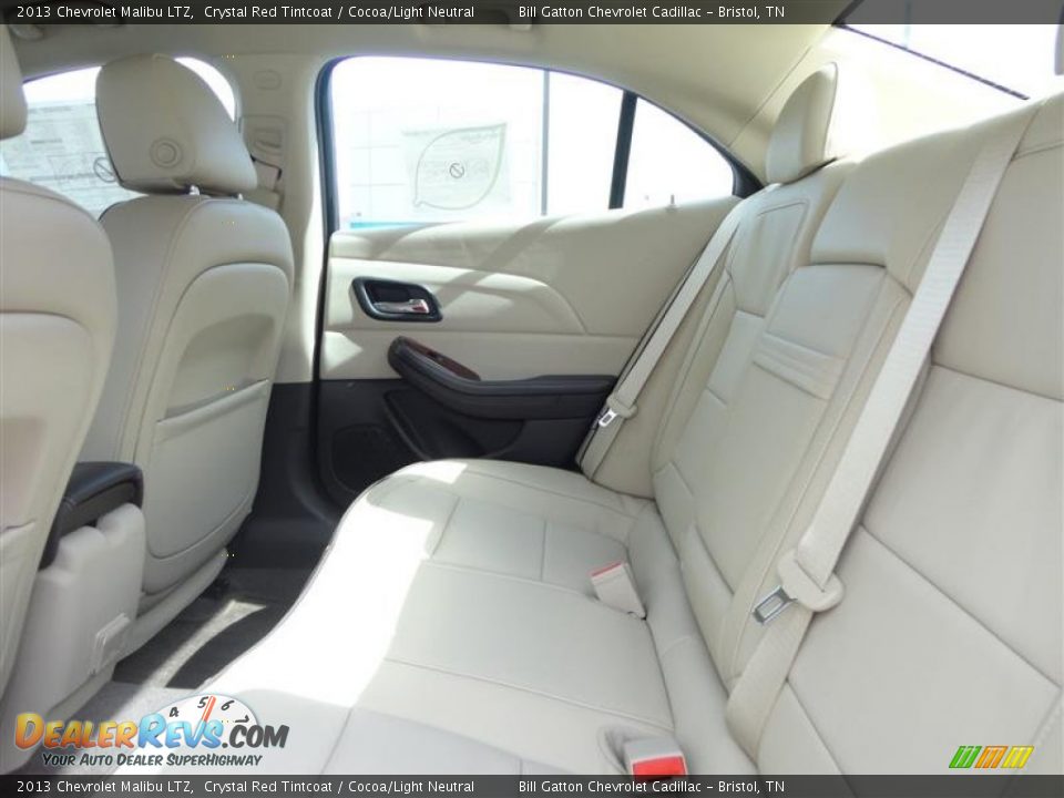 2013 Chevrolet Malibu LTZ Crystal Red Tintcoat / Cocoa/Light Neutral Photo #9