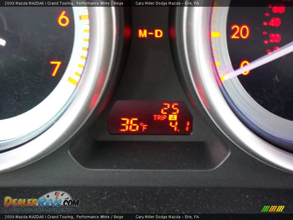2009 Mazda MAZDA6 i Grand Touring Performance White / Beige Photo #15