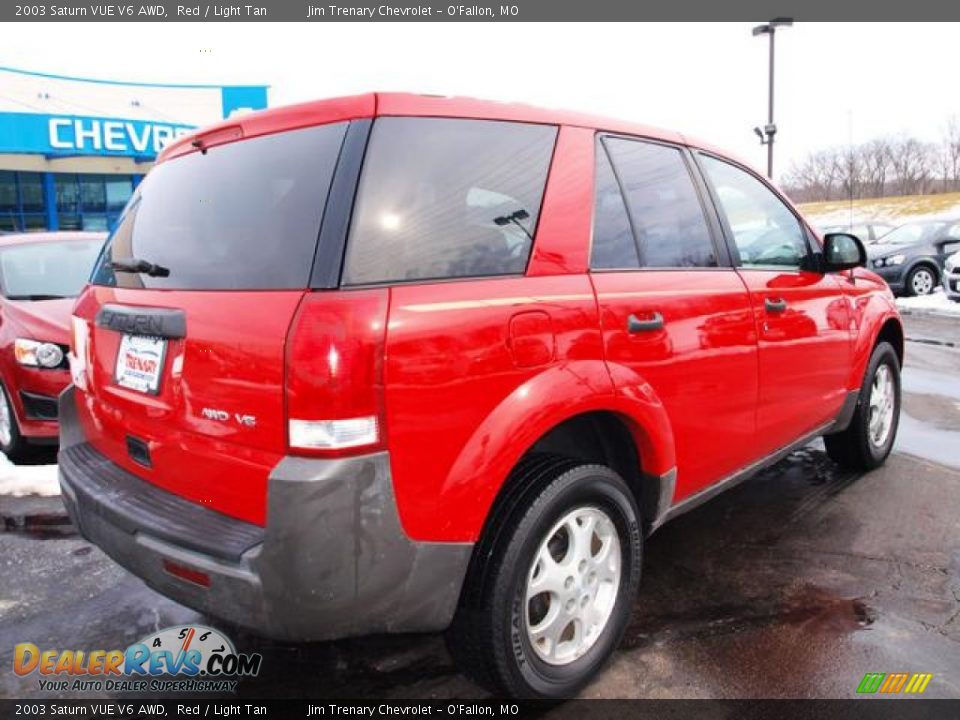2003 Saturn VUE V6 AWD Red / Light Tan Photo #3