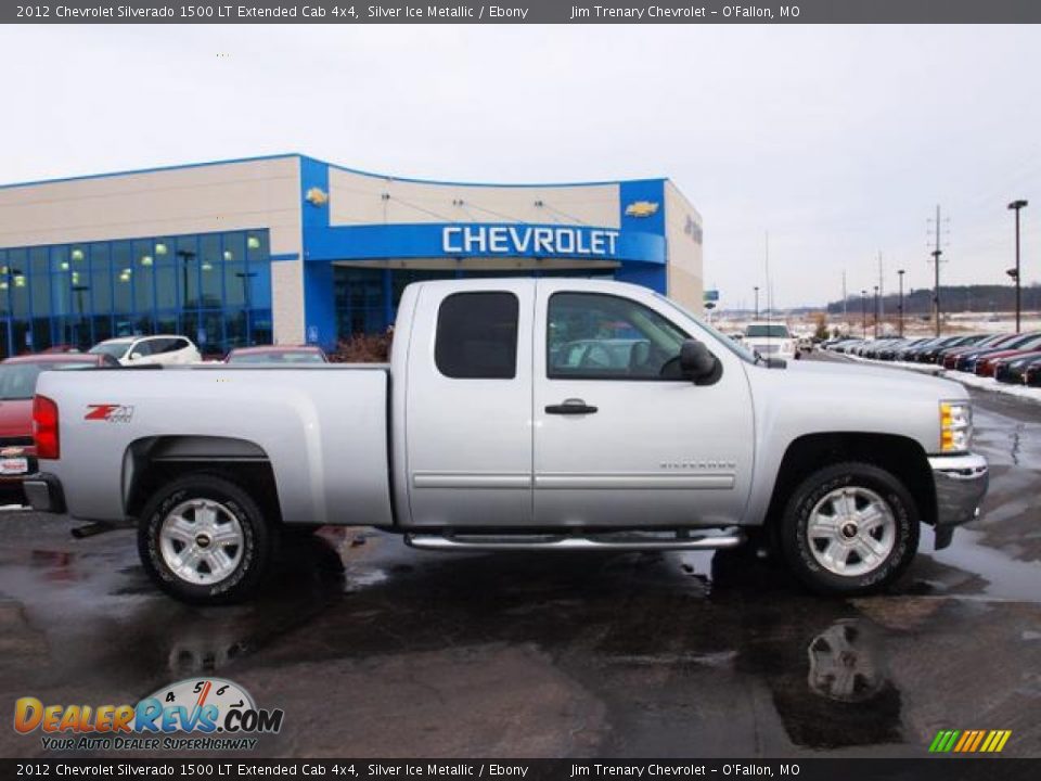 2012 Chevrolet Silverado 1500 LT Extended Cab 4x4 Silver Ice Metallic / Ebony Photo #1