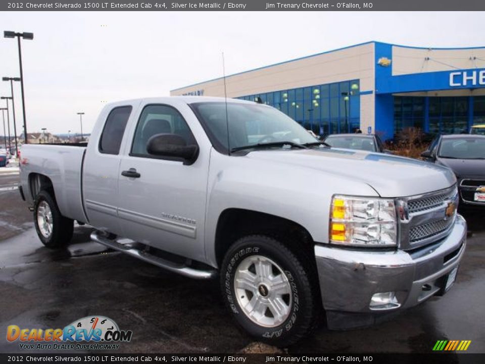 2012 Chevrolet Silverado 1500 LT Extended Cab 4x4 Silver Ice Metallic / Ebony Photo #2