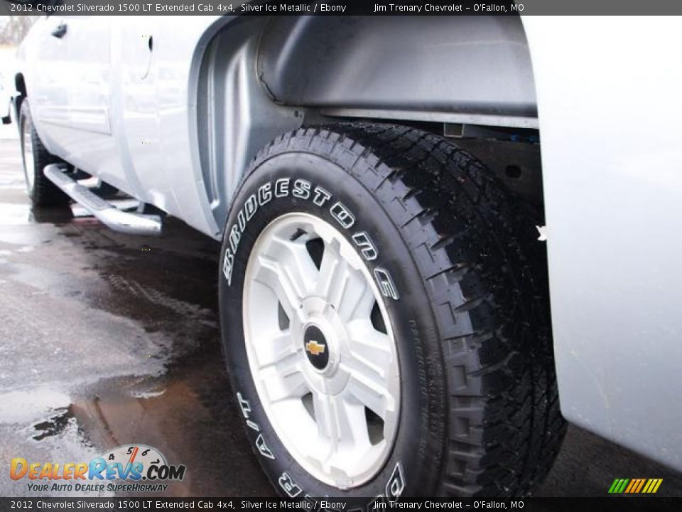 2012 Chevrolet Silverado 1500 LT Extended Cab 4x4 Silver Ice Metallic / Ebony Photo #4