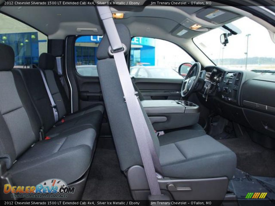 2012 Chevrolet Silverado 1500 LT Extended Cab 4x4 Silver Ice Metallic / Ebony Photo #8