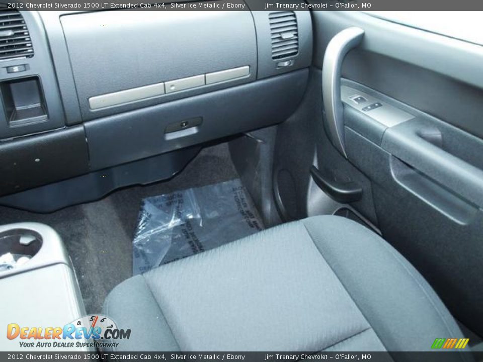 2012 Chevrolet Silverado 1500 LT Extended Cab 4x4 Silver Ice Metallic / Ebony Photo #12
