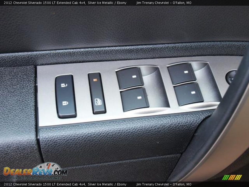 2012 Chevrolet Silverado 1500 LT Extended Cab 4x4 Silver Ice Metallic / Ebony Photo #14