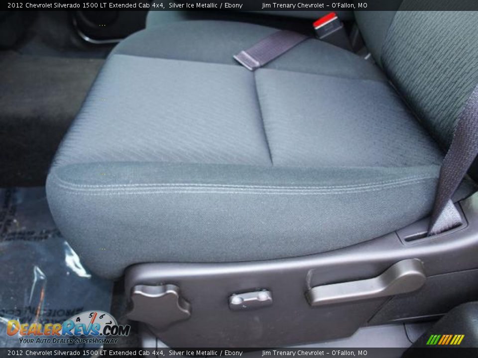 2012 Chevrolet Silverado 1500 LT Extended Cab 4x4 Silver Ice Metallic / Ebony Photo #15