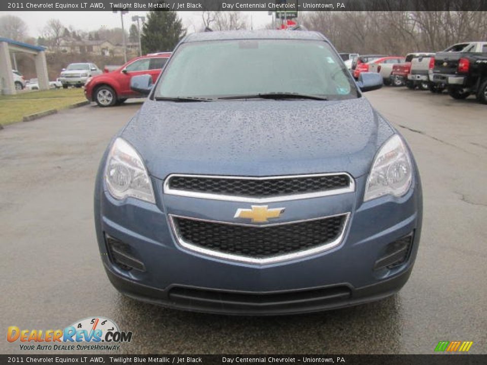 2011 Chevrolet Equinox LT AWD Twilight Blue Metallic / Jet Black Photo #11