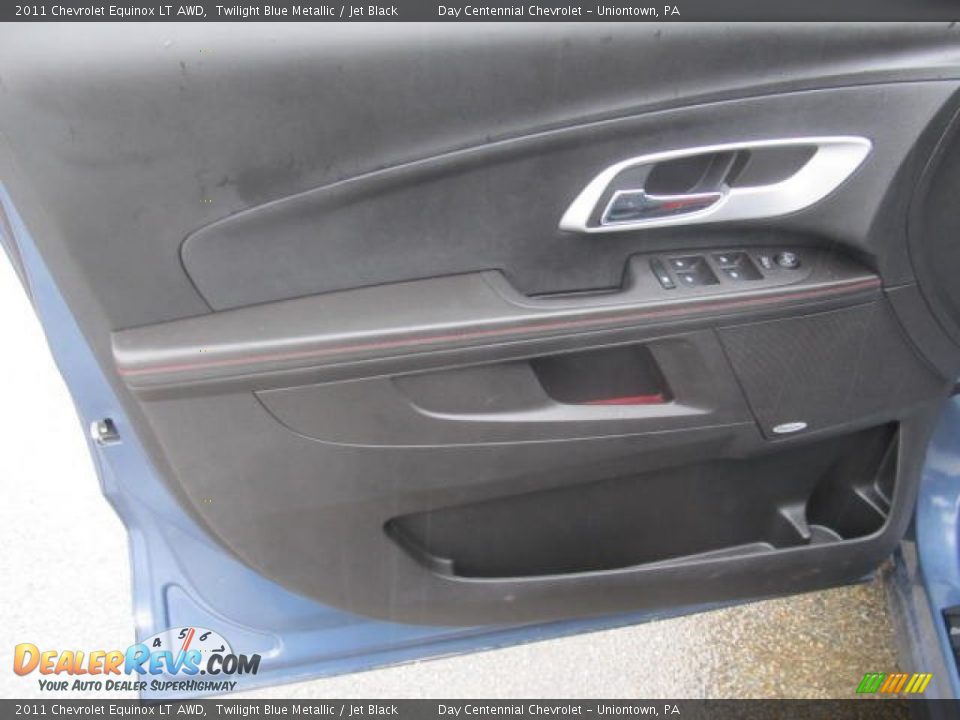2011 Chevrolet Equinox LT AWD Twilight Blue Metallic / Jet Black Photo #12