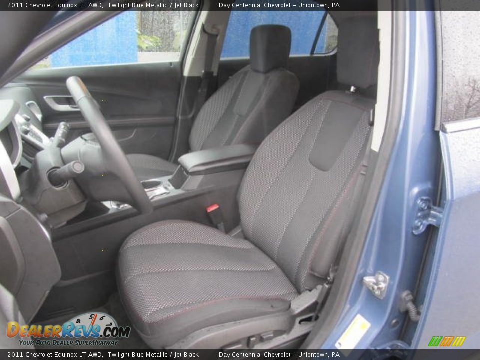 2011 Chevrolet Equinox LT AWD Twilight Blue Metallic / Jet Black Photo #13