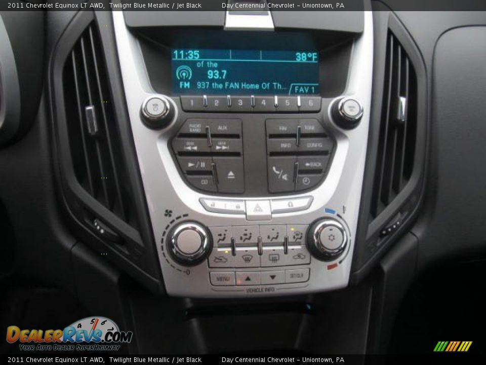 2011 Chevrolet Equinox LT AWD Twilight Blue Metallic / Jet Black Photo #16