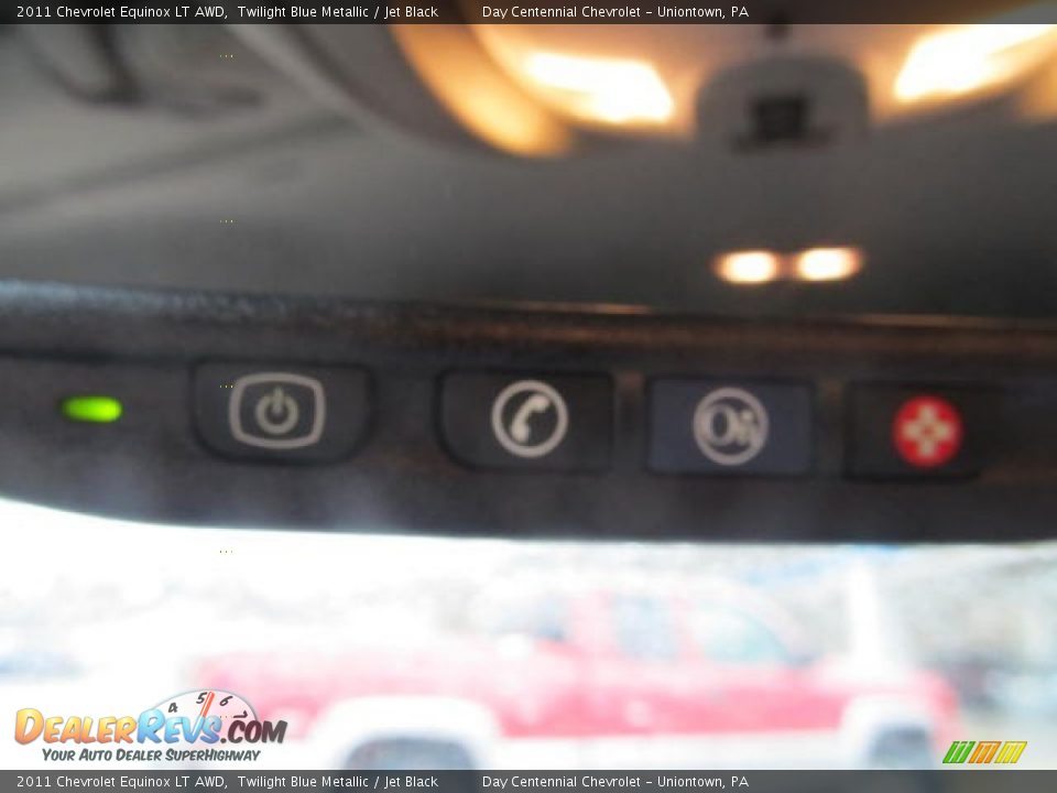2011 Chevrolet Equinox LT AWD Twilight Blue Metallic / Jet Black Photo #18