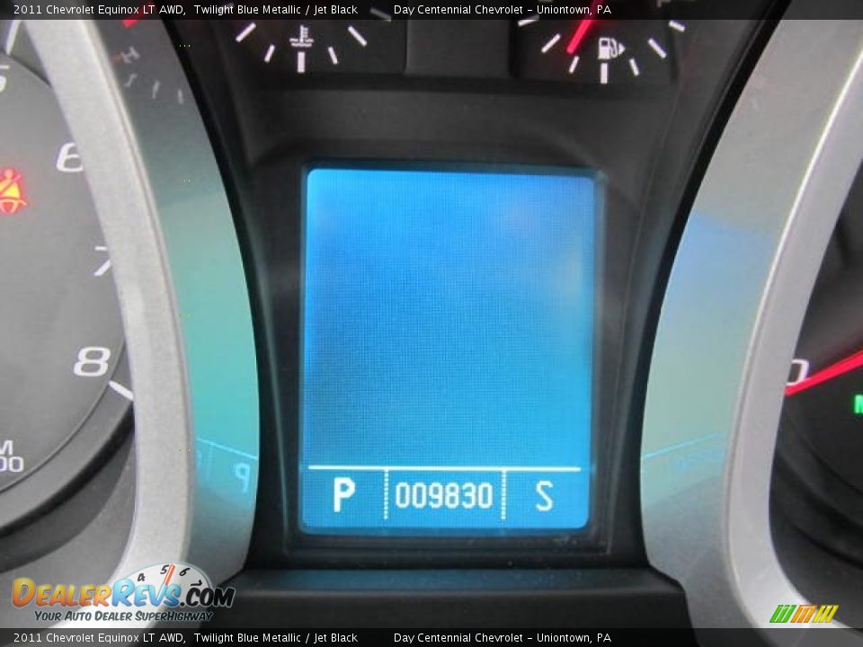 2011 Chevrolet Equinox LT AWD Twilight Blue Metallic / Jet Black Photo #20