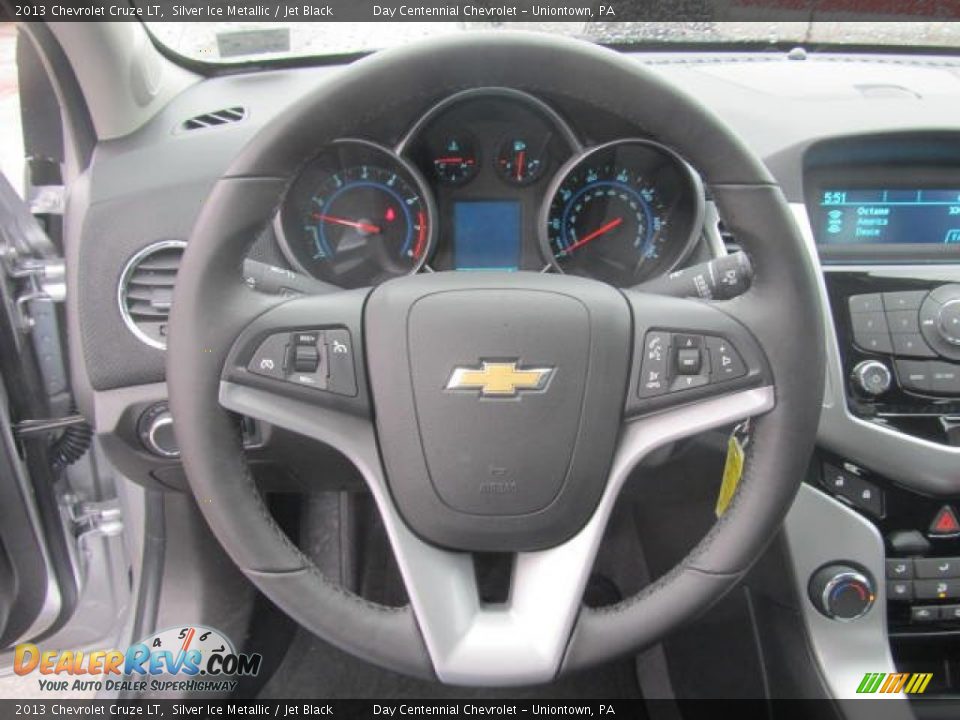 2013 Chevrolet Cruze LT Silver Ice Metallic / Jet Black Photo #15
