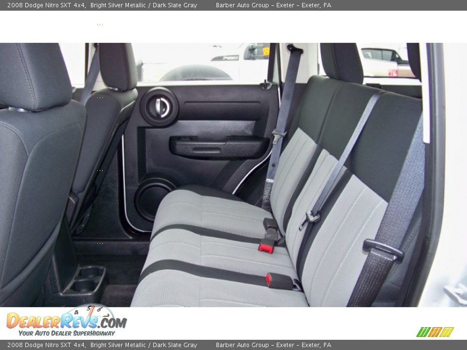 2008 Dodge Nitro SXT 4x4 Bright Silver Metallic / Dark Slate Gray Photo #15