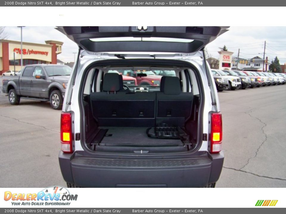 2008 Dodge Nitro SXT 4x4 Bright Silver Metallic / Dark Slate Gray Photo #16