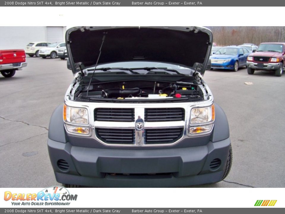 2008 Dodge Nitro SXT 4x4 Bright Silver Metallic / Dark Slate Gray Photo #18