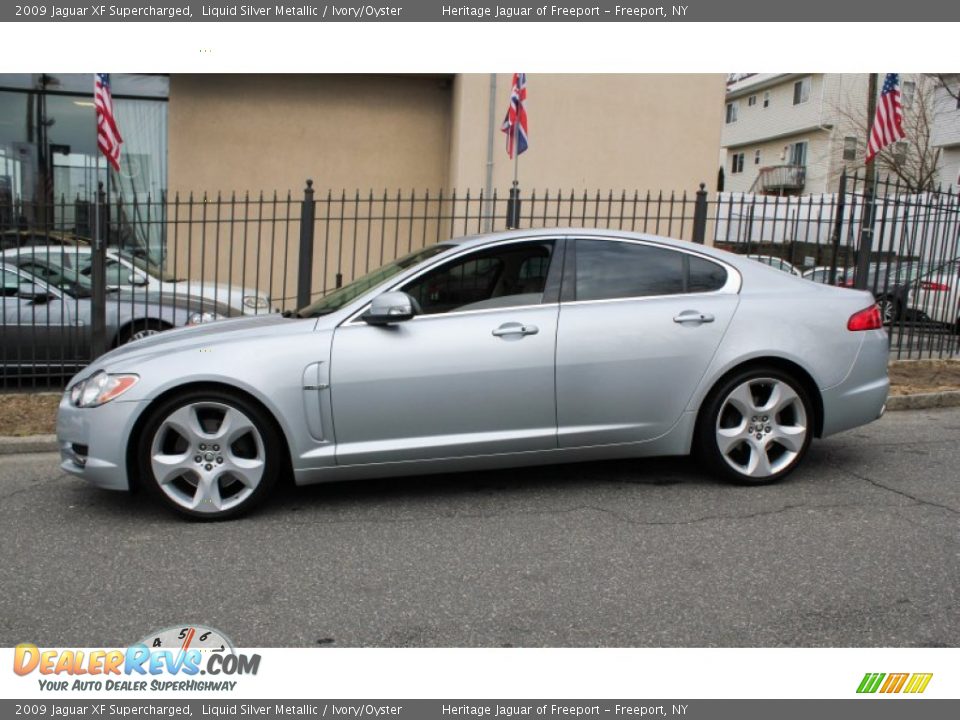 Liquid Silver Metallic 2009 Jaguar XF Supercharged Photo #3