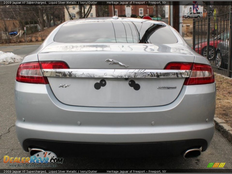 2009 Jaguar XF Supercharged Liquid Silver Metallic / Ivory/Oyster Photo #5