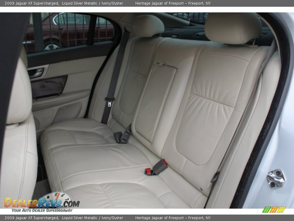Rear Seat of 2009 Jaguar XF Supercharged Photo #16