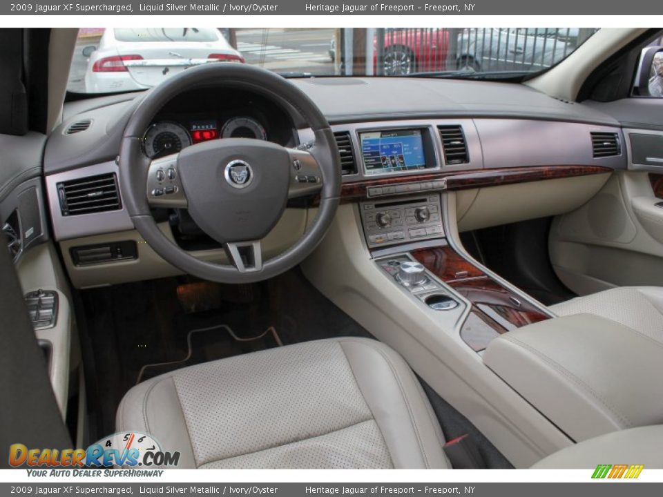 Ivory/Oyster Interior - 2009 Jaguar XF Supercharged Photo #28