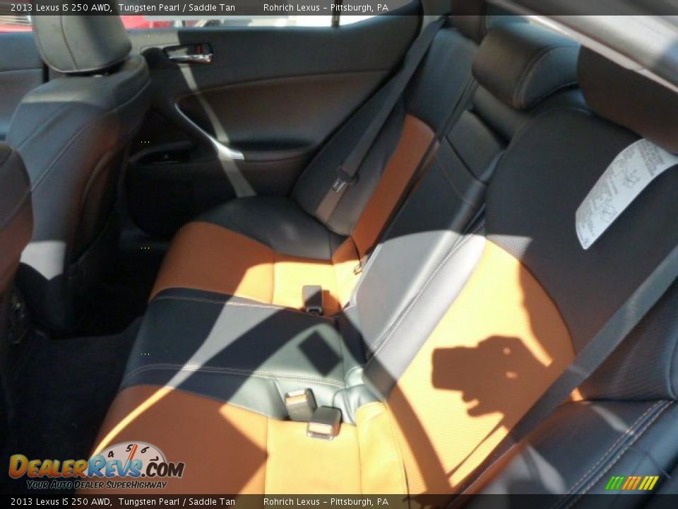 Rear Seat of 2013 Lexus IS 250 AWD Photo #11