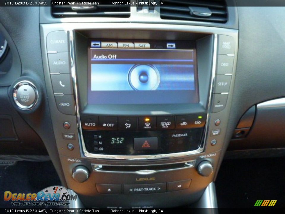 2013 Lexus IS 250 AWD Tungsten Pearl / Saddle Tan Photo #19