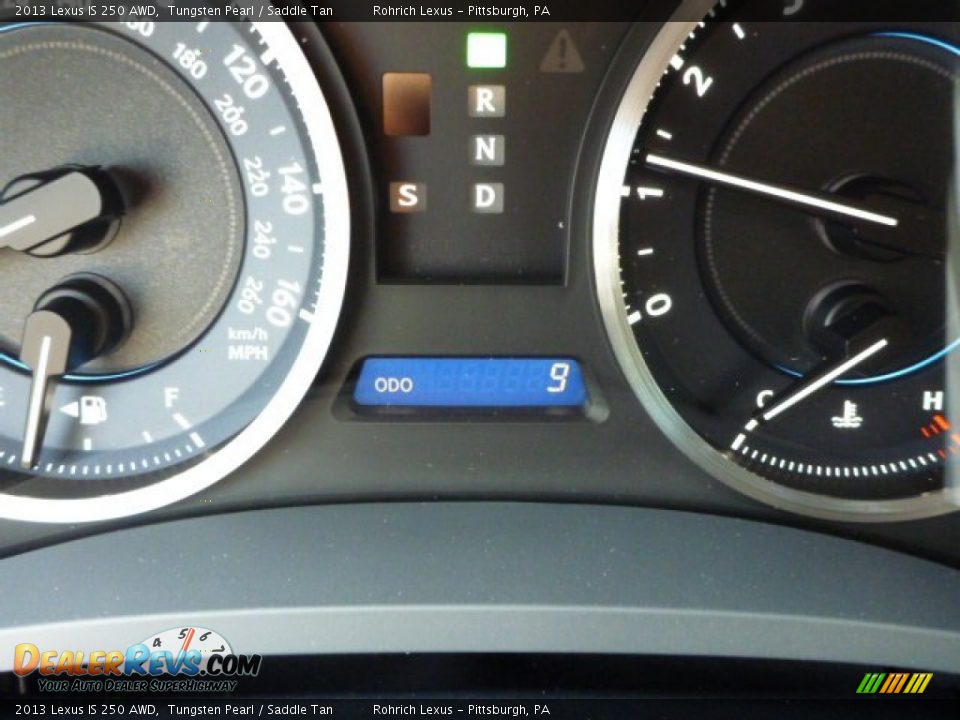 2013 Lexus IS 250 AWD Tungsten Pearl / Saddle Tan Photo #20