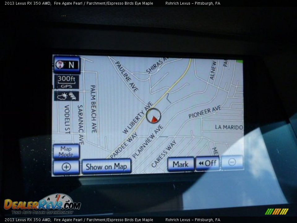 2013 Lexus RX 350 AWD Fire Agate Pearl / Parchment/Espresso Birds Eye Maple Photo #16