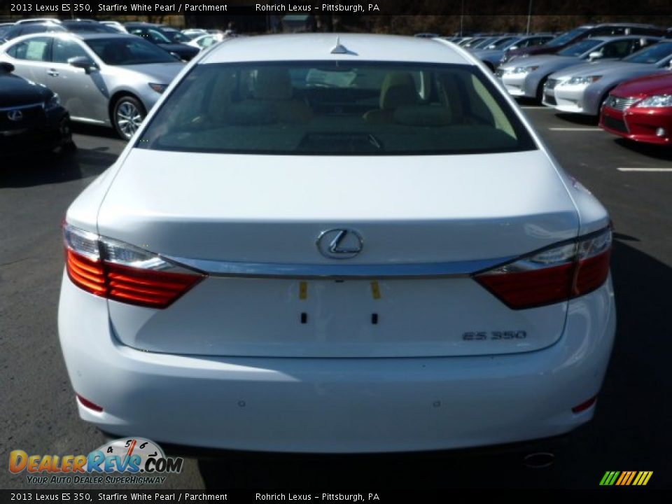 2013 Lexus ES 350 Starfire White Pearl / Parchment Photo #3