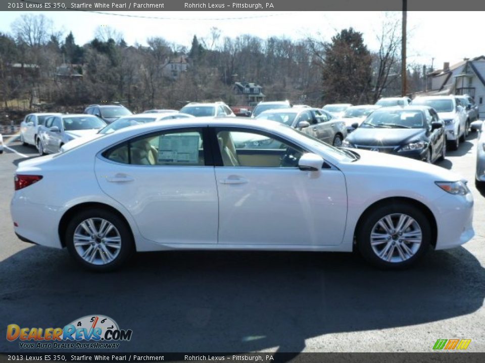 2013 Lexus ES 350 Starfire White Pearl / Parchment Photo #5