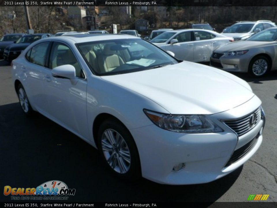 2013 Lexus ES 350 Starfire White Pearl / Parchment Photo #6
