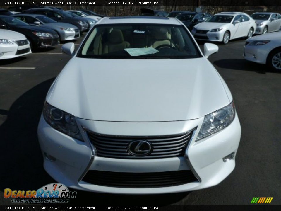 2013 Lexus ES 350 Starfire White Pearl / Parchment Photo #7