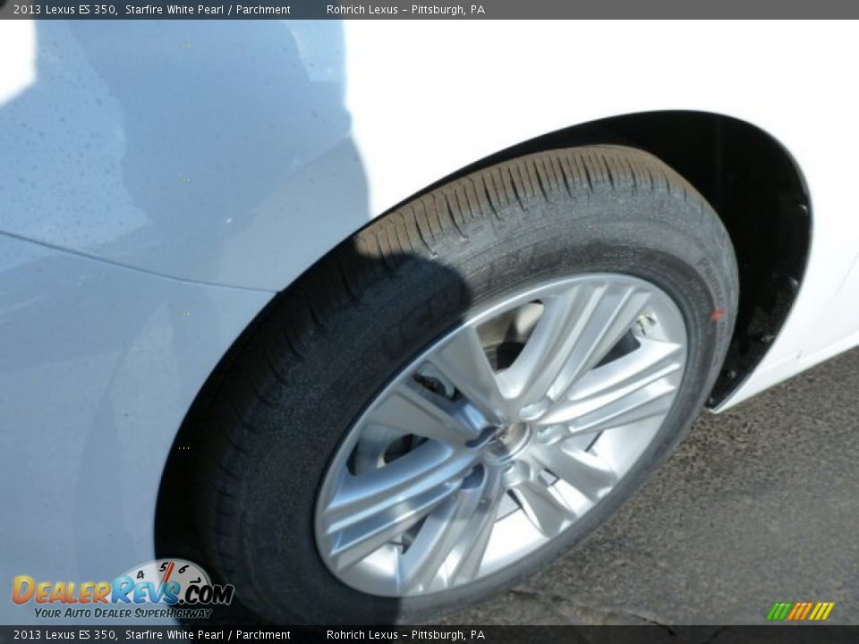 2013 Lexus ES 350 Starfire White Pearl / Parchment Photo #9