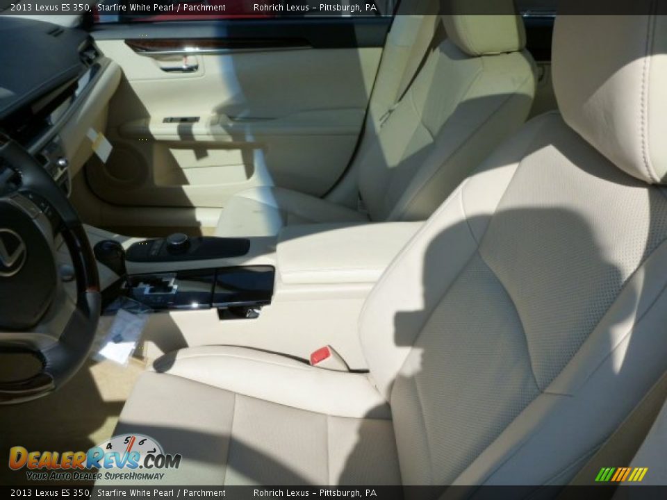 2013 Lexus ES 350 Starfire White Pearl / Parchment Photo #10