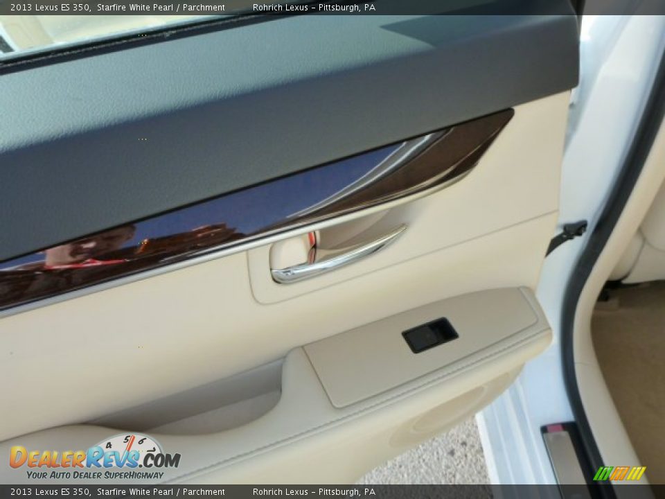 2013 Lexus ES 350 Starfire White Pearl / Parchment Photo #13