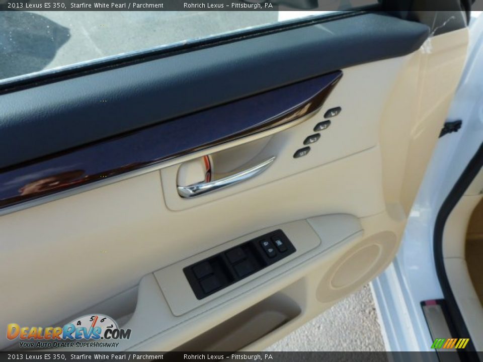 2013 Lexus ES 350 Starfire White Pearl / Parchment Photo #14