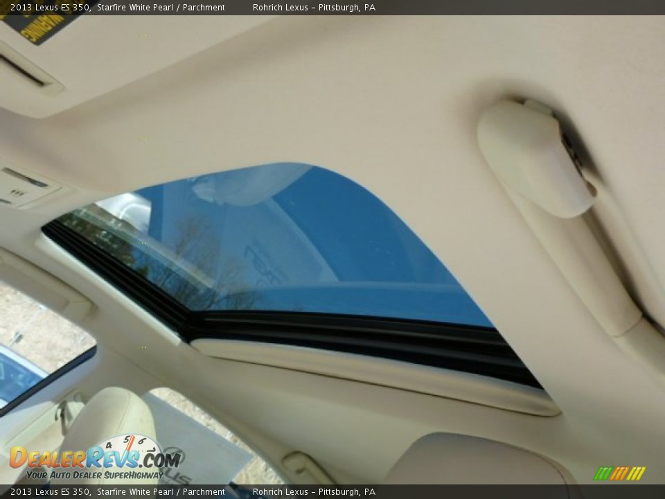 2013 Lexus ES 350 Starfire White Pearl / Parchment Photo #15