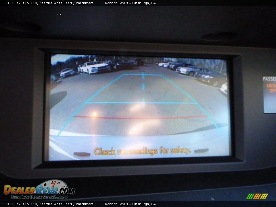 2013 Lexus ES 350 Starfire White Pearl / Parchment Photo #17