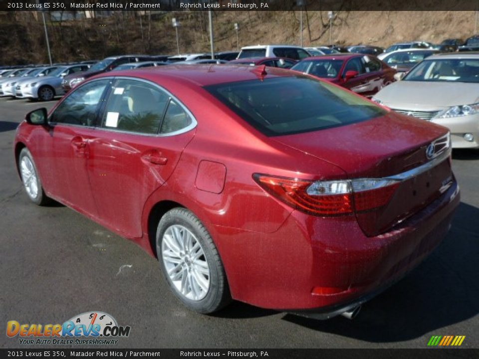 2013 Lexus ES 350 Matador Red Mica / Parchment Photo #2
