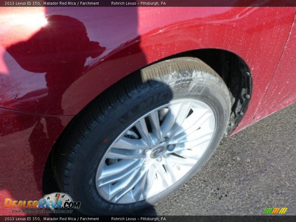 2013 Lexus ES 350 Matador Red Mica / Parchment Photo #9