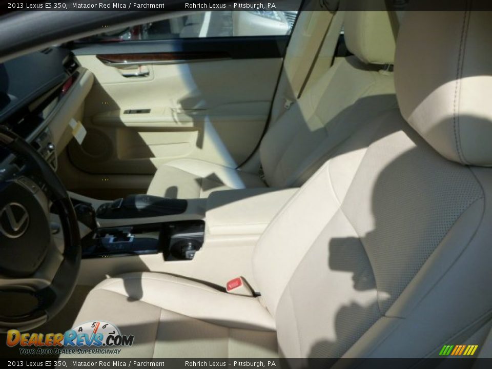 2013 Lexus ES 350 Matador Red Mica / Parchment Photo #10