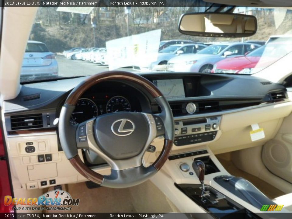 2013 Lexus ES 350 Matador Red Mica / Parchment Photo #12