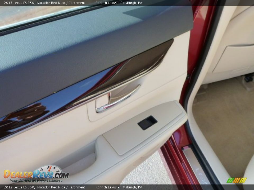 2013 Lexus ES 350 Matador Red Mica / Parchment Photo #13