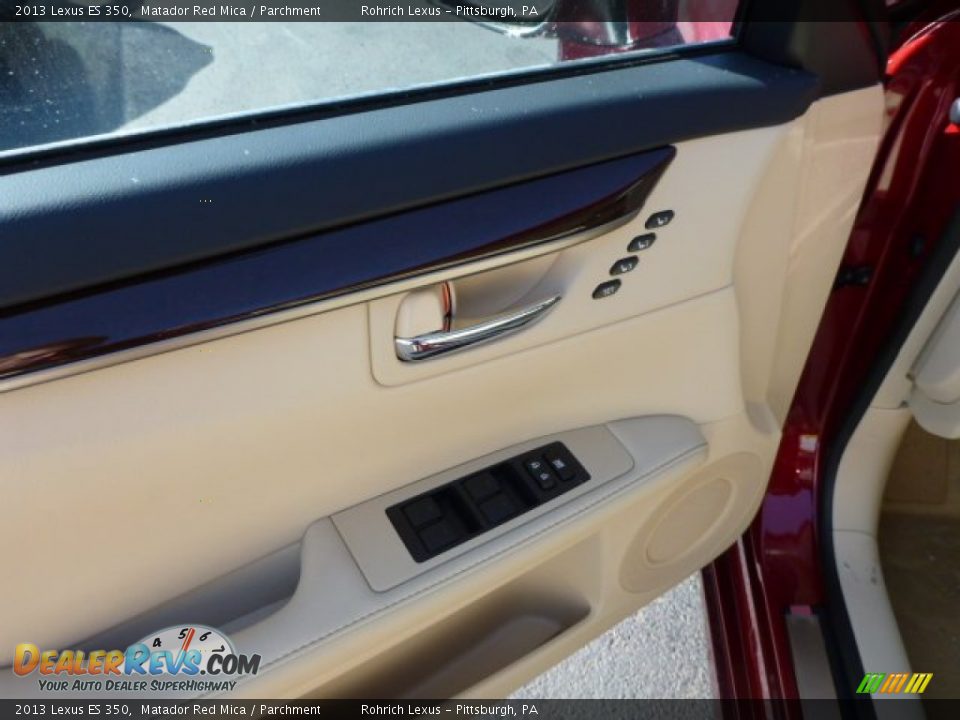 2013 Lexus ES 350 Matador Red Mica / Parchment Photo #14