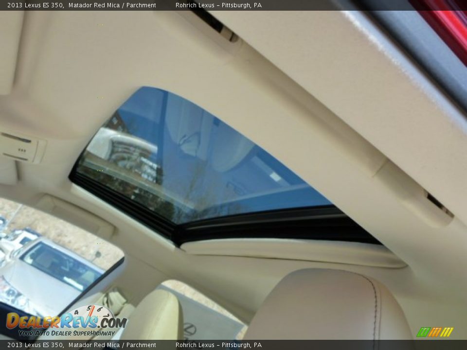 2013 Lexus ES 350 Matador Red Mica / Parchment Photo #15