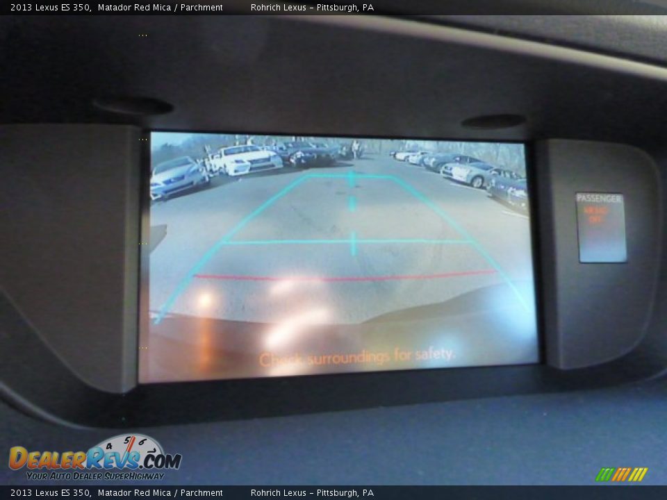 2013 Lexus ES 350 Matador Red Mica / Parchment Photo #17