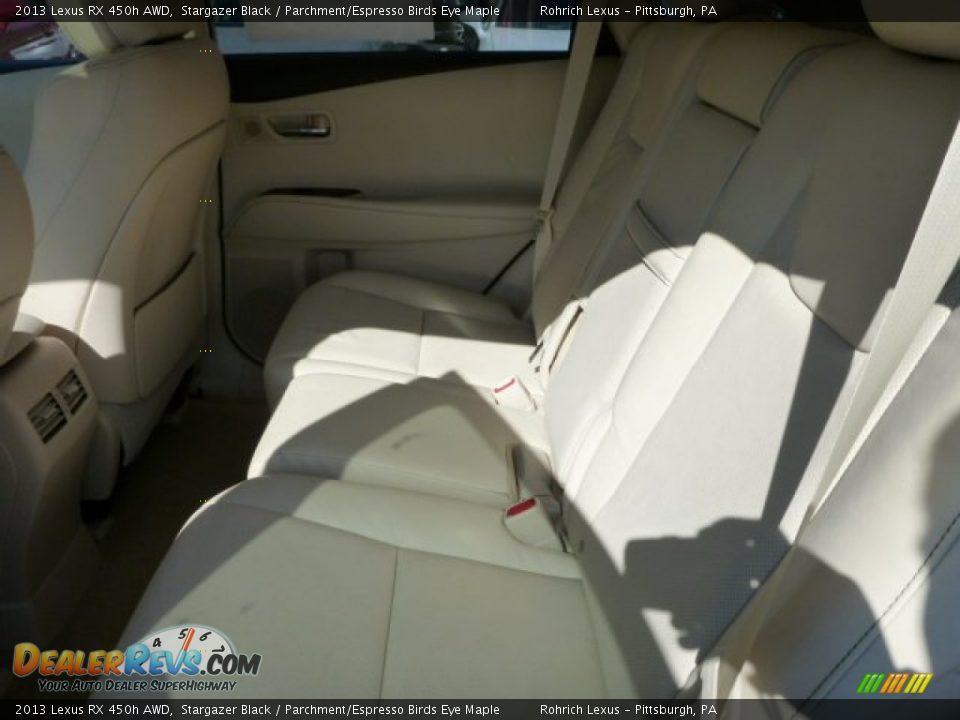 2013 Lexus RX 450h AWD Stargazer Black / Parchment/Espresso Birds Eye Maple Photo #11