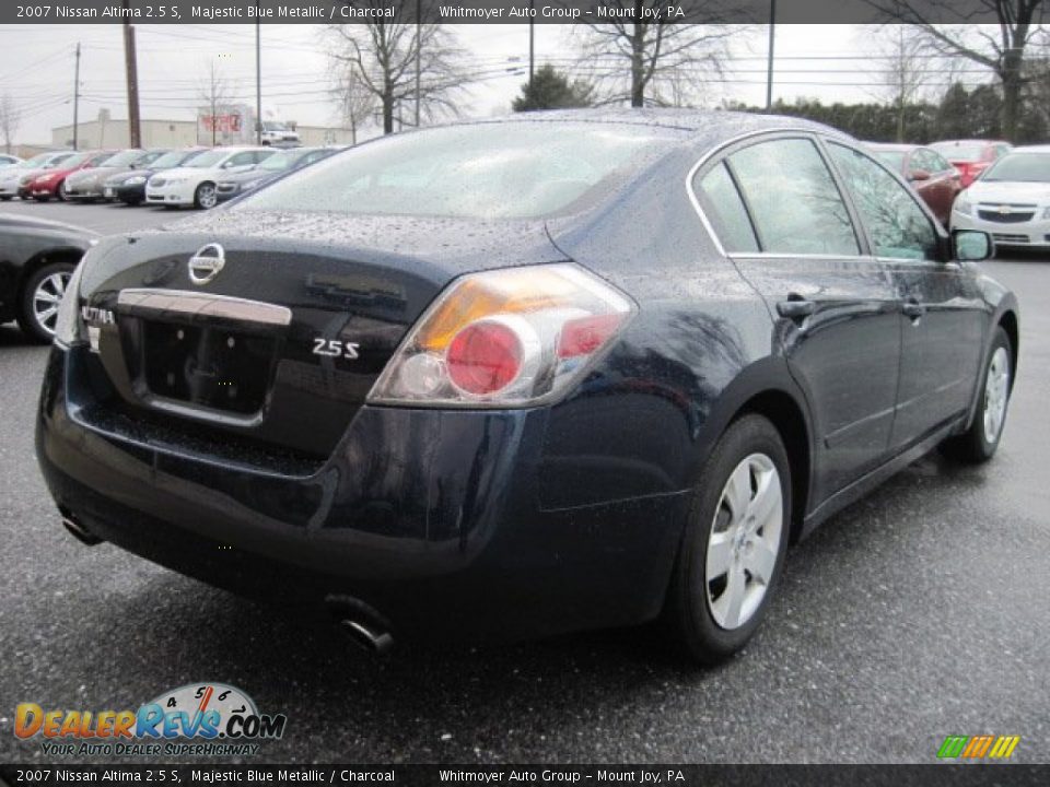 2007 Nissan Altima 2.5 S Majestic Blue Metallic / Charcoal Photo #8